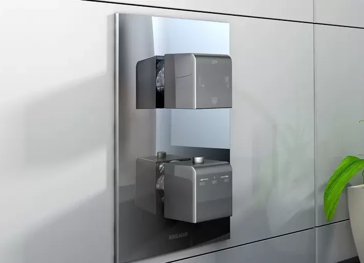 Bateria Prysznicowa Termostatyczna Podtynkowa Chrom