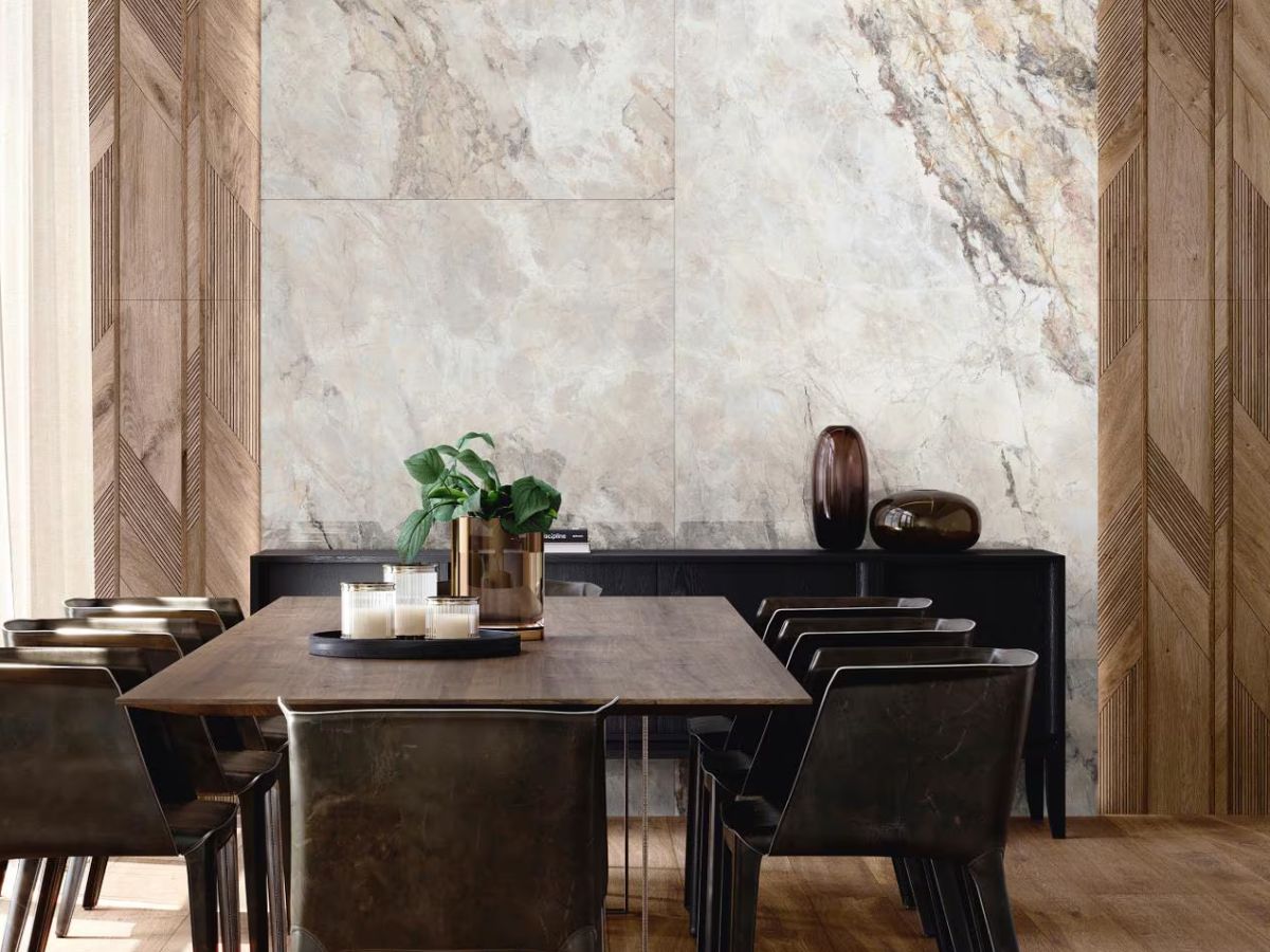 Wielkoformatowe płytki vendome nature – sposób na eleganckie wnętrza z minimalną liczbą fug - Multiwnętrza