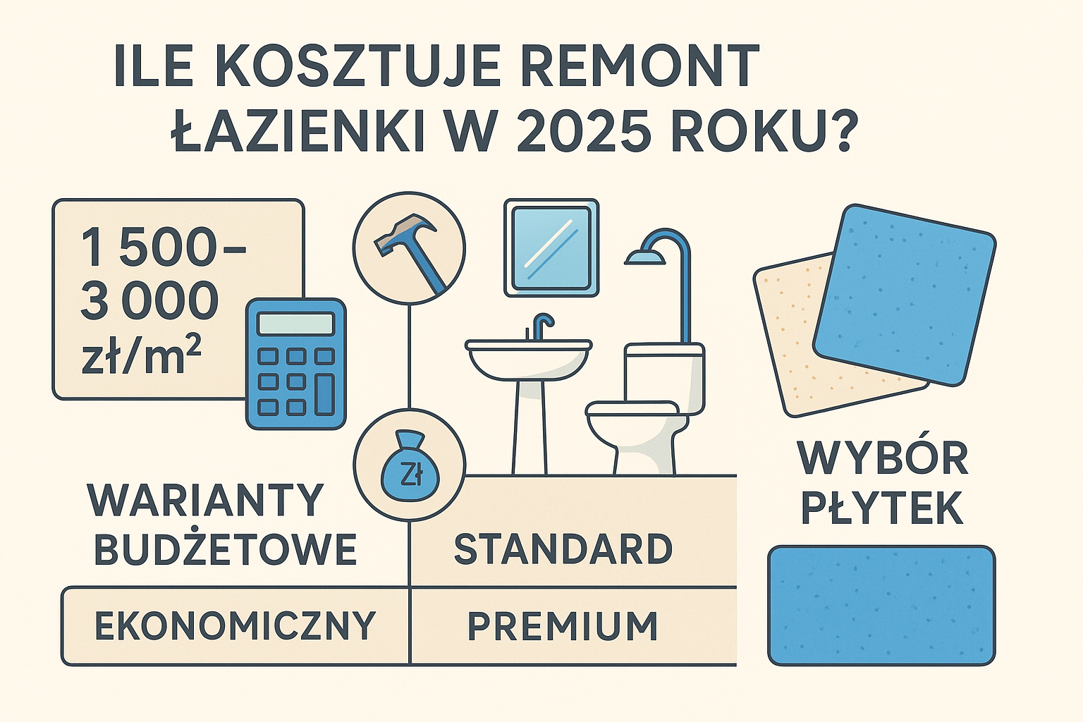 grafika do wpisu blogowego ile kosztuje remont łazienki
