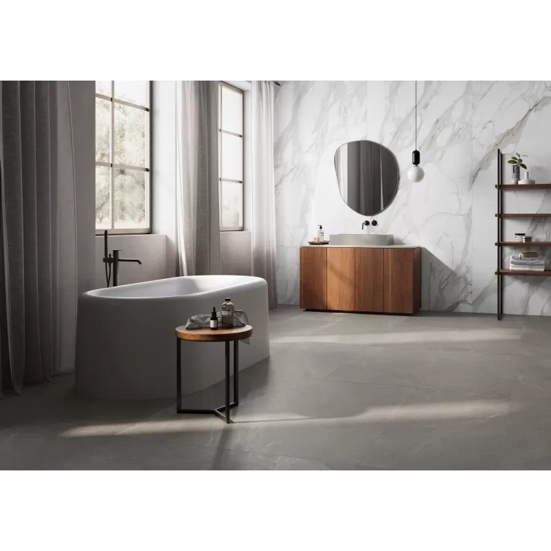 Nowoczesny charakter kamienia – ragno stoneplay ardesia antracite 100×100 - Multiwnętrza