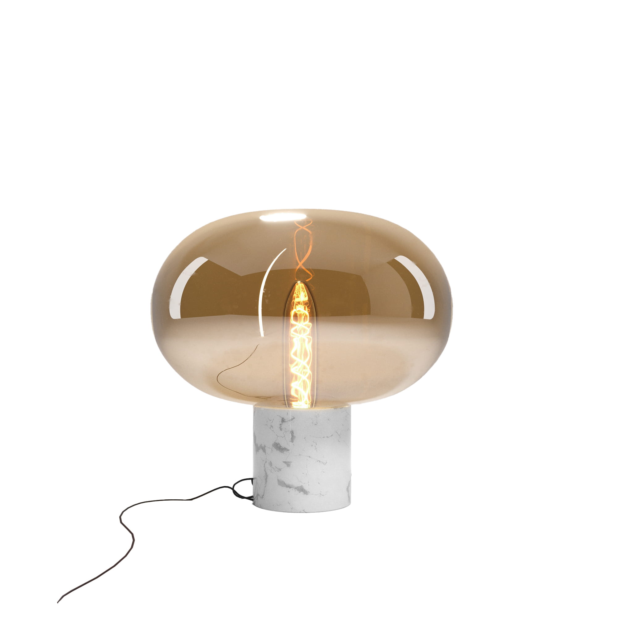 Maxlight T0056 Lampa Stołowa Moonstone Amber Glass + White