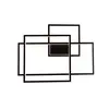 Maxlight geometric w0233d kinkiet czarny z funkcją ściemniania światła