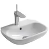 Olympia Ceramica Clear 45x35cm Umywalka podwieszana biała