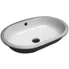 Olympia Ceramica Linea lavabi 55x38cm Umywalka podblatowa biała
