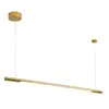 Maxlight organic horizon p0360 lampa wisząca złota
