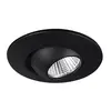 Maxlight yuca round tilted h0105 oprawa podtynkowa czarna
