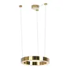Maxlight luxury p0377d lampa wisząca ściemnialna złota