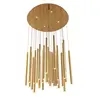 Maxlight organic gold p0242d lampa wisząca ściemnialna złota