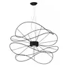 Axolight Hoops 4 Lampa Wisząca Czarna