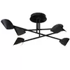 Mantra Cappuccina Lampa Sufitowa/Plafon Czarny 7581