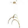 Maxlight p0509 lampa wisząca trio arc brushed gold