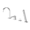 Kohlman Axis Bateria Wannowa 4-otworowa Chrom QB244N