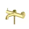 Kohlman Axel Gold Bateria Wannowa Termostatyczna Złota QW710AGD