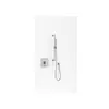 Kohlman Gixs Zestaw Prysznicowy Podtynkowy z drążkiem 65cm Chrom QW220GSP4