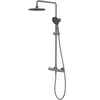 Mobi Nature Gunmetal Brushed Zestaw Natryskowy Nadtynkowy Termostatyczny Grafit Szczotkowany NTZPT3065GMB