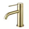 Mobi Northern Gold Brushed Bateria Umywalkowa Niska Złoto Szczotkowane NB4215BG