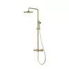 Mobi Northern Gold Brushed Zestaw Natryskowy Nadtynkowy Termostatyczny Złoto Szczotkowane NZPT4265BG