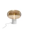 Maxlight t0056 lampa stołowa moonstone amber glass + white marble