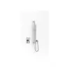 Kohlman dexame zestaw prysznicowy podtynkowy z drążkiem 66cm chrom qw220dsp3