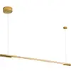Maxlight organic horizon p0356d lampa wisząca ściemnialna złota