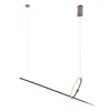 Maxlight p0570d lampa wisząca lozanna 18w brushed bronze