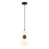 Maxlight p0629 lampa wisząca modern opal + dark grey 13w