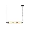 Maxlight p0630 lampa wiszaca modern opal + dark grey + medium brown + light grey 28w