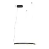 Maxlight p0656 lampa wisząca visual hor czarna 60cm 22w ip44