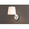 Maxlight chicago w0195 kinkiet chrom biały abażur