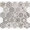 Equipe Hexatile Mate Harmony B&W  17,5 x 20  płytka gresowa matowa