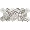 Equipe Hexatile CEMENT GEO GREY 17,5 x 20  płytka gresowa matowa