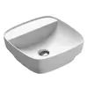 Catalano Green Lux 42x42 Umywalka wpuszczana w blat/nablatowa bianco satinado 142GRLXNBM