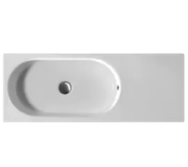 Hatria Area 90x35cm Umywalka Podwieszana z blatem po prawej