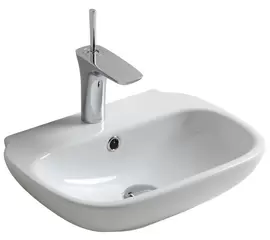 Olympia Ceramica Clear 45x35cm Umywalka podwieszana biała