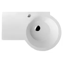 Olympia Ceramica Tutto Evo 75x50cm Umywalka podwieszana prawa białaOlympia Ceramica Tutto Evo 75x50cm Umywalka podwieszana prawa biała