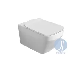 miska wisząca Rimless baden baden z deską wolnoopadajacą białą