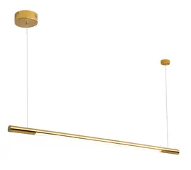 Maxlight organic horizon p0356 lampa wisząca złota