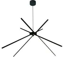 Maxlight spider p0412 lampa wisząca czarna