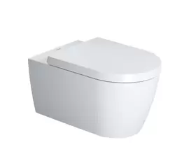 Duravit Me by Starck 57x37cm Muszla podwieszana Rimless biała HygieneGlaze 2529092000