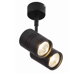 DOBAC OTIUM GU10 CEILING DOUBLE HEADS BLACK HC8141-BK