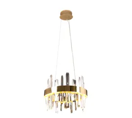 Maxlight prince p0420 lampa wisząca złota