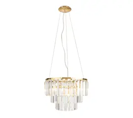 Maxlight monaco p0423 lampa wisząca złota