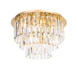 Maxlight monaco c0205 plafon złoty ø 42 cm