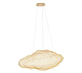 Maxlight stardust p0432 lampa wisząca złota