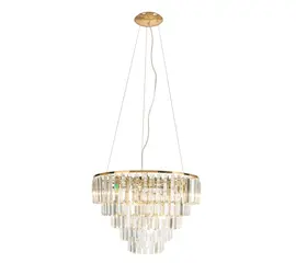 Maxlight monaco p0424 lampa wisząca złota