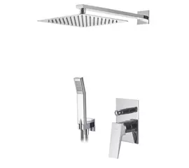 Mobi Mirage Zestaw prysznicowy podtynkowy z słuchawką i deszczownicą