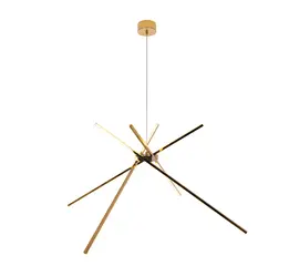 Maxlight p0457 lampa wisząca złota