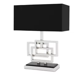 Eichholtz Windolf Lampa Stołwa Srebrna