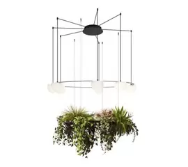 Estiluz Circ Lampa Wisząca Czarna