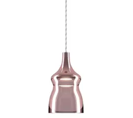 Studio Italia Nostalgia Small Lampa Wisząca Różowe Złoto
